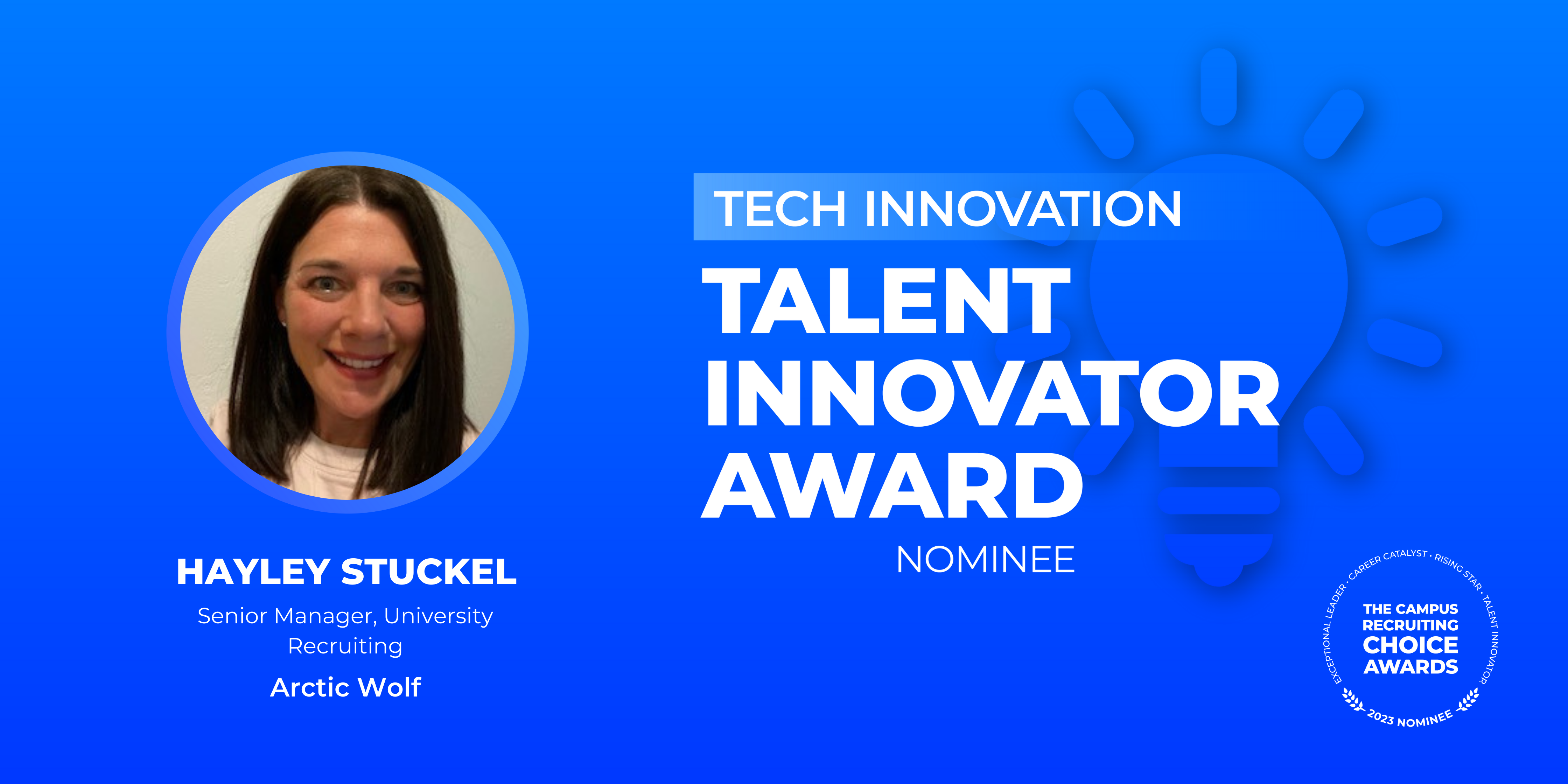 TALENT INNOVATOR - Tech Innovation - Hayley Stuckel