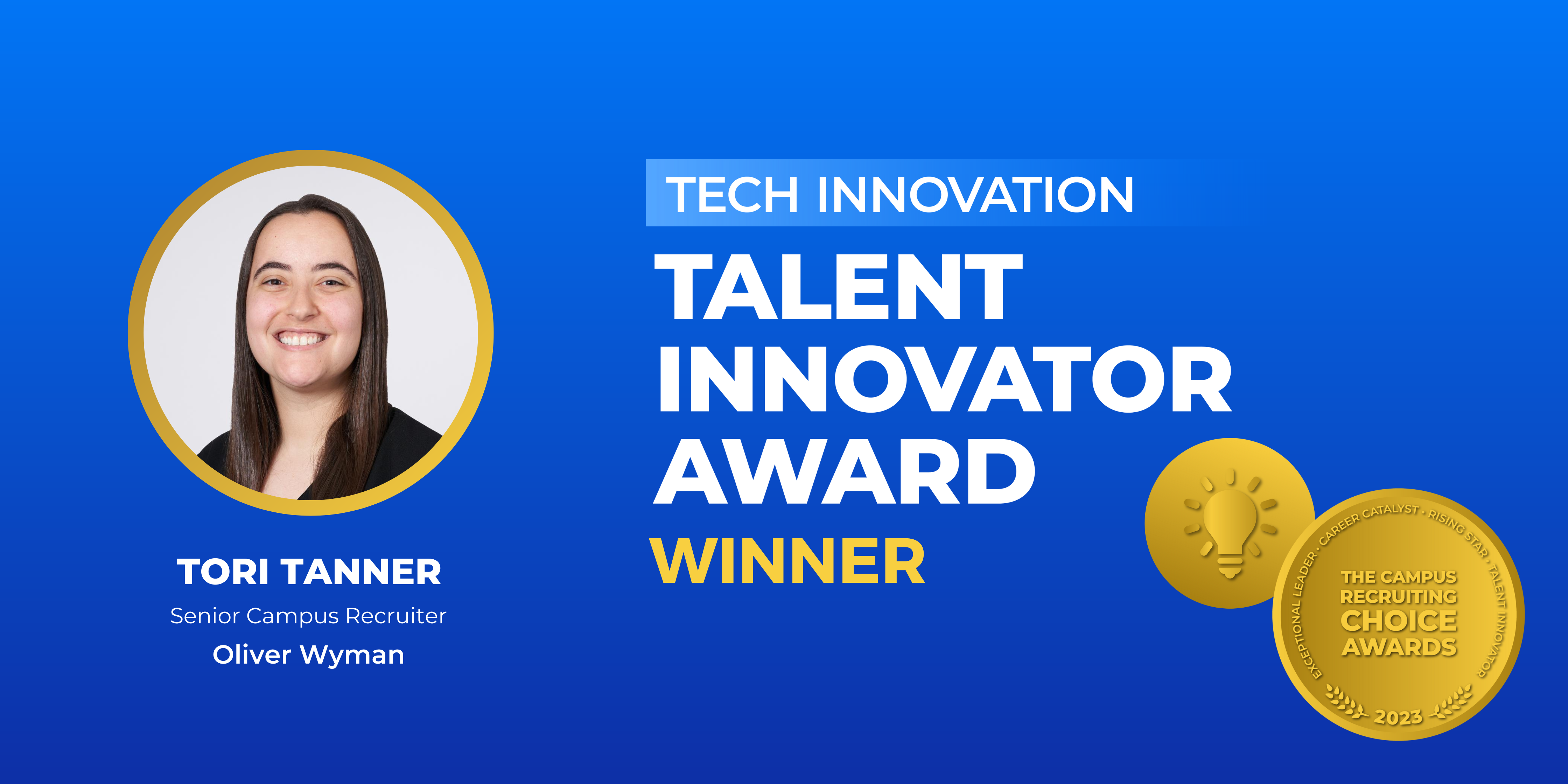 TALENT INNOVATOR - Tech Innovation - Winner - Tori Tanner-1