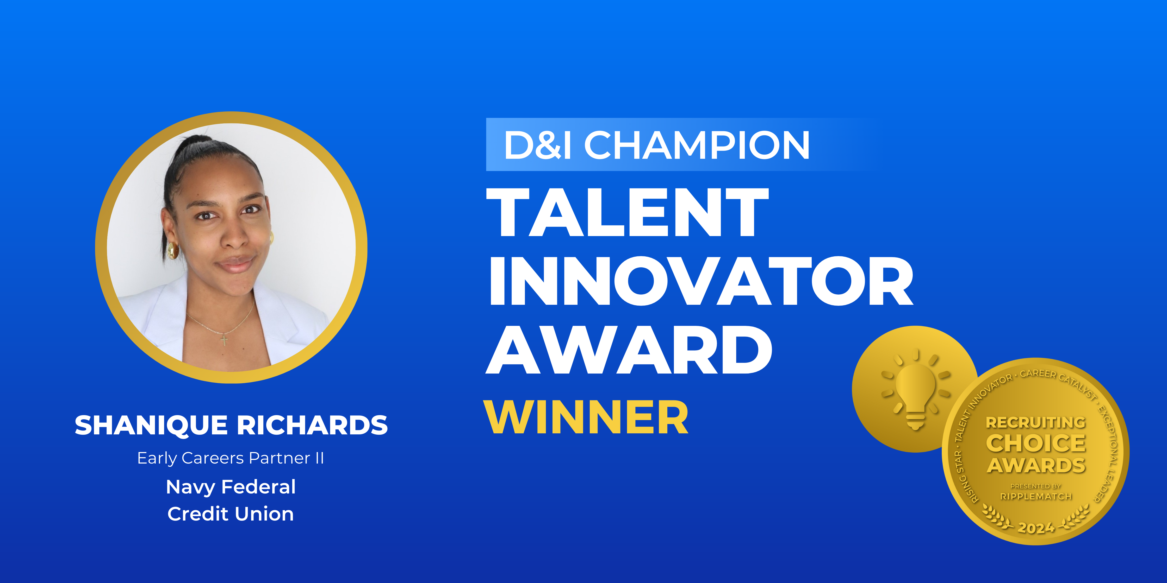 Talent Innovator Award, D&I Champion - Winner - Shanique Richards-1