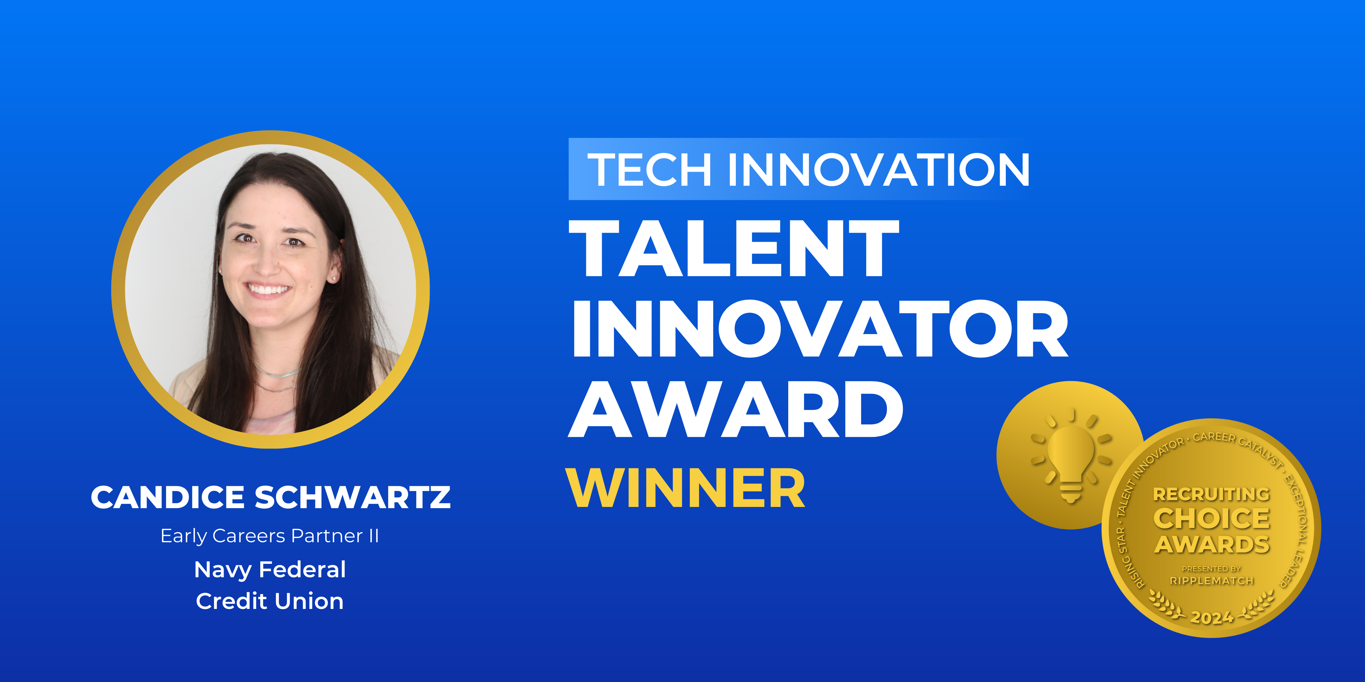 Talent Innovator Award, Tech Innovation - Winner - Candice Schwartz-1