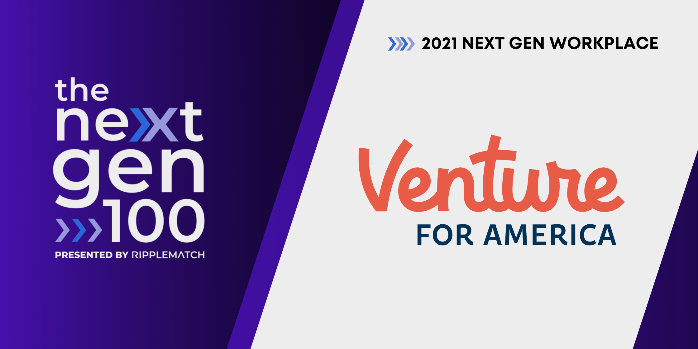 Venture For America - Landing page & social image